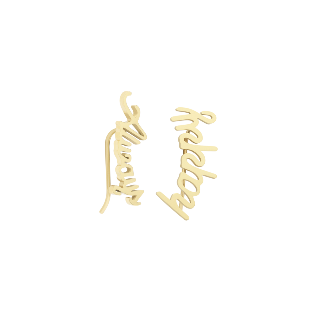 Brincos MrWonderful Always Happy Dourados