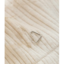 Piercing Daith Heart Prateado