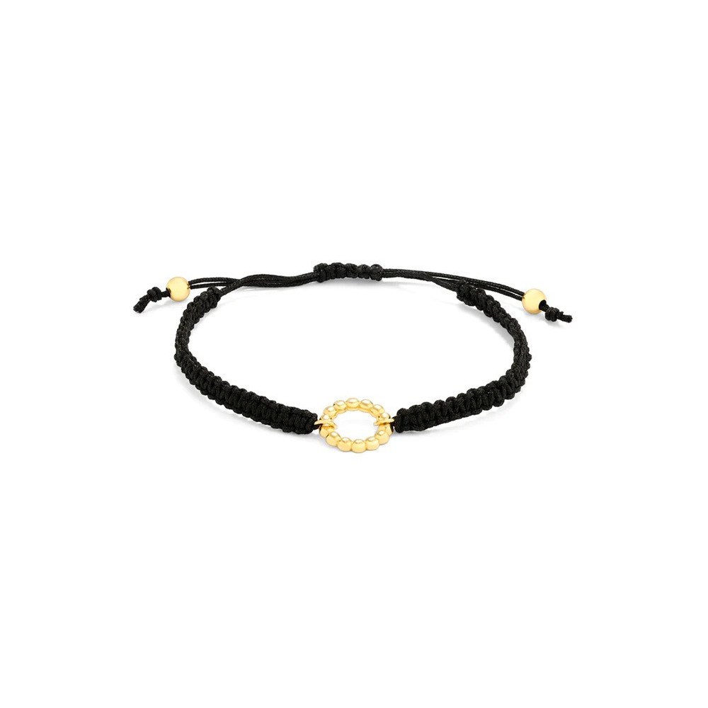Pulseira de Cordão Dourada DOTS