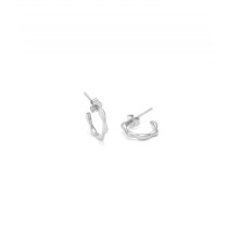 Argolas IRREGULARES (S) Prateadas Secrecy