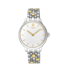 Relógio Mini Icon bicolor aço Tous