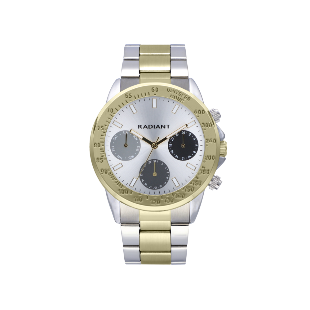 RADIANT Relógio ROPE 45MM SILVER GOLD