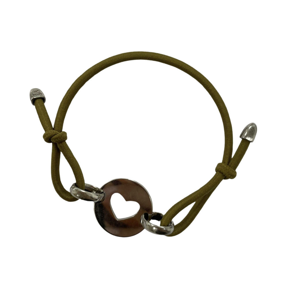 PULSEIRA WOO`S CORAÇAO PRATA PULSEIRA WOO`S CORAÇAO PRATA